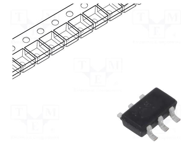 IC: digital; NOT; Ch: 2; IN: 1; SMD; TSOP6; 1.65÷5.5VDC; -55÷125°C ONSEMI NL27WZ14DTT1G