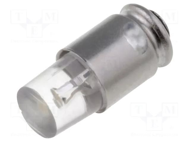 LED lamp; warm white; S5,7s; 24÷28VDC; No.of diodes: 1; 5mm MARL 205-993-23-38