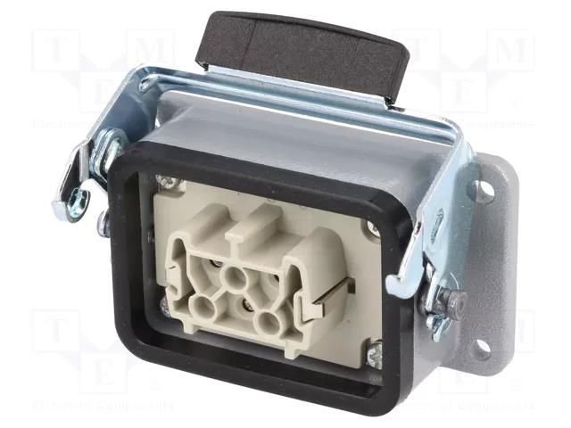 Connector: HDC; socket; female; EPIC KIT; PIN: 6; 16A; 500V; 6+PE LAPP 75009637