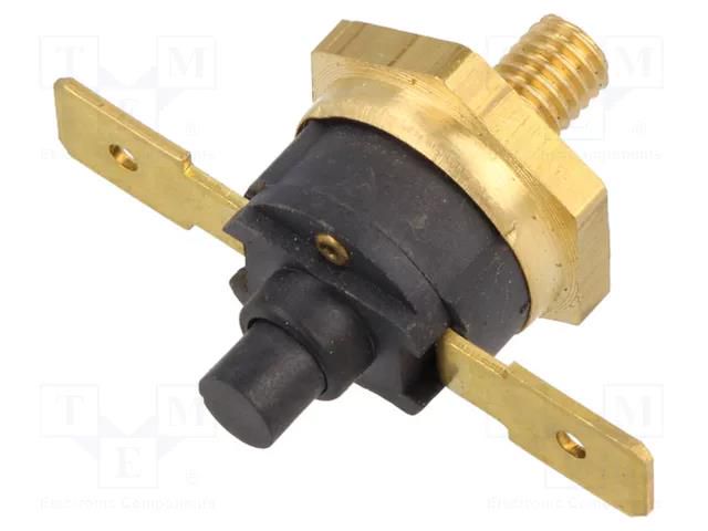 Sensor: thermostat; NC; 90°C; 16A; 250VAC; connectors 6,3mm; ±15°C TOMIC AR33W1S2-90