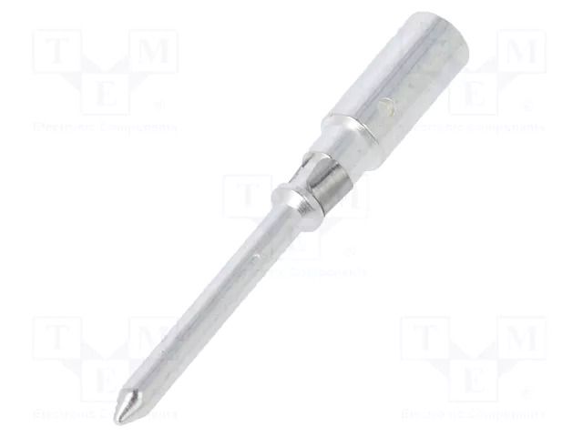 Contact; male; copper alloy; silver plated; 2.5mm2; 14AWG; bulk DEGSON ELECTRONICS 10A-SM-2.5