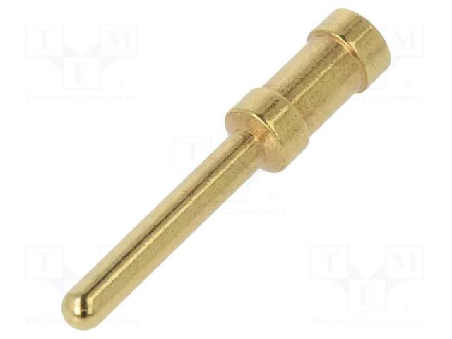 Contact; male; copper alloy; gold-plated; 4mm2; 12AWG; bulk; 16A DEGSON ELECTRONICS 16A-GM-4.0