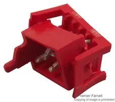 CONNECTOR, HEADER, 4POS, 2ROW, 1.27MM 215083-4