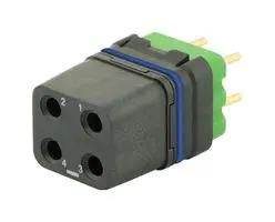 RECTANGULAR MODULE, RCPT, 4POS, 2ROW 8MQ2M0412UAE