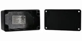 ENCLOSURE, WALL, ALUMINIUM, BLACK AN-1303-AB