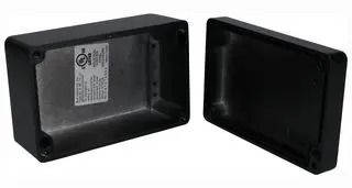 ENCLOSURE, WALL, ALUMINIUM, BLACK AN-1314-AB