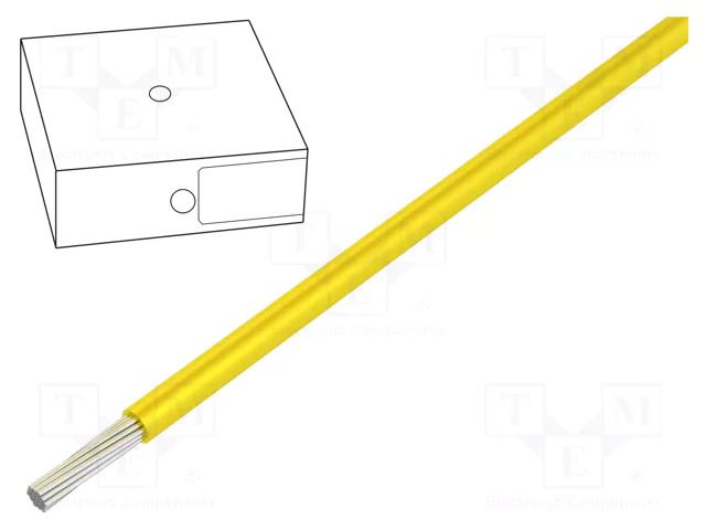 Wire; ÖLFLEX® WIRE MS 2.1; stranded; Cu; 4mm2; PVC; yellow; 100m LAPP MS-SC2.1-4.0YE