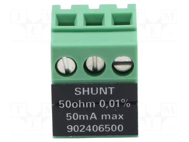 Test acces: current shunt SEFRAM 902406500