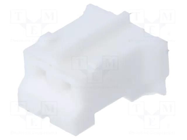 Connector: wire-board; plug; female; PIN: 2; 2A; 100V; for cable; 2mm CONNFLY I-DS1066-SCW02