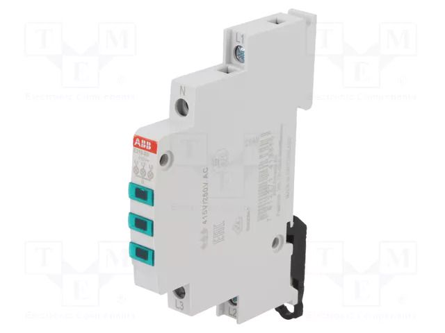 Module: voltage indicator; 3x230÷415VAC; for DIN rail mounting ABB E219-3D