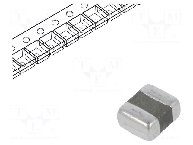 Varistor: multilayer; SMD; 1210; 17VAC; 24VDC; 300A; 33V; 1050pF EATON ELECTRONICS MLVC13V024C1050
