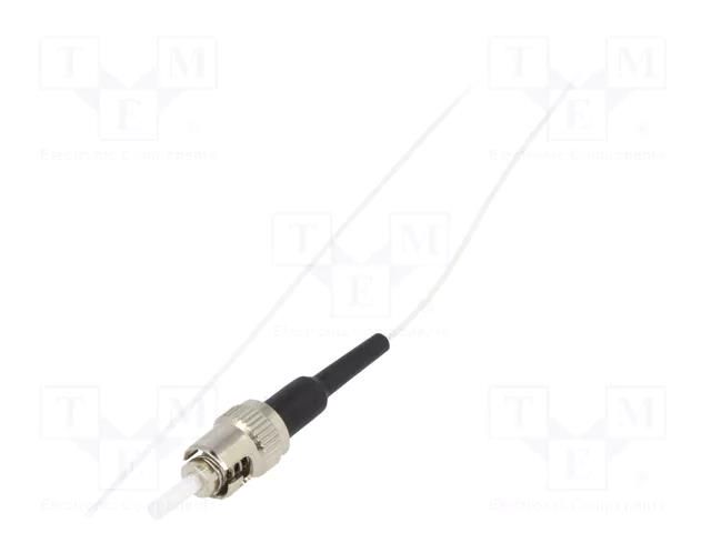 Optic fiber pigtail; ST/UPC; 1m; Optical fiber: 9/125um; LSZH QOLTEC QOLTEC-54122