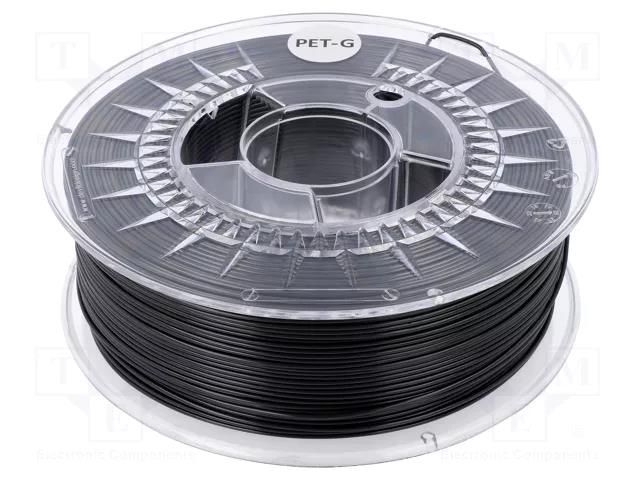 Filament: PET-G; Ø: 1.75mm; dark grey; 220÷250°C; 1kg DEVIL DESIGN DEV-PETG-1.75-DGR