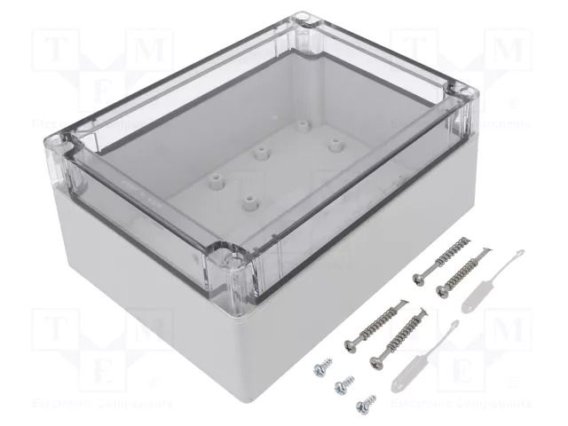 Enclosure: multipurpose; X: 152mm; Y: 202mm; Z: 90mm; TG PC; grey SPELSBERG TG-PC-2015-9-TO
