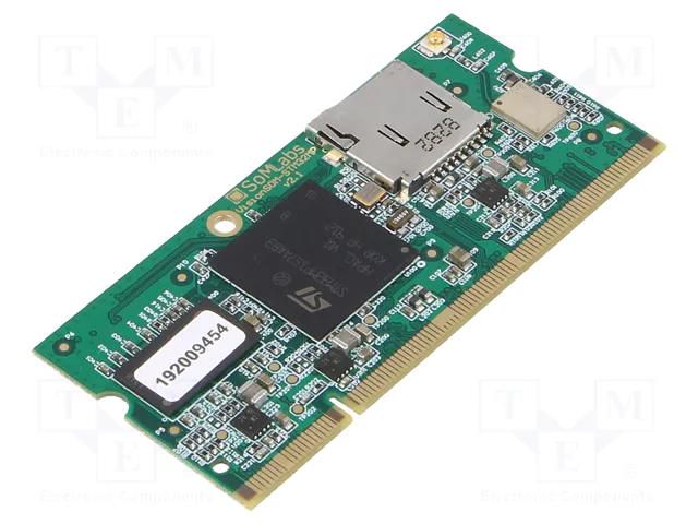 SOM; integrated compute module; Cortex A7/M4; SO DIMM 200 SOMLABS MP157A512RUSD0SFC