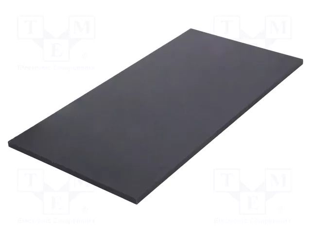 Sheet; Dim: 300x600mm; Thk: 10mm; black; Production process: cast MITSUBISHI CHEMICAL ADV. MATERIALS 16091194B010030006