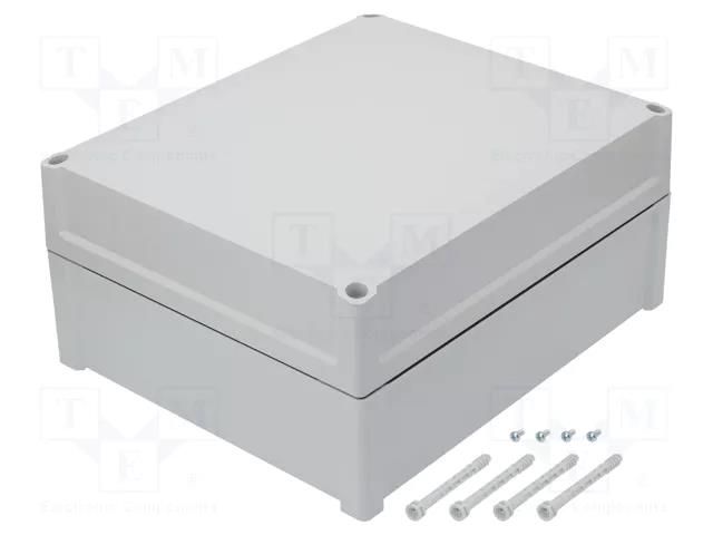 Enclosure: multipurpose; X: 289mm; Y: 344mm; Z: 157mm; TEMPO; ABS FIBOX TA342916