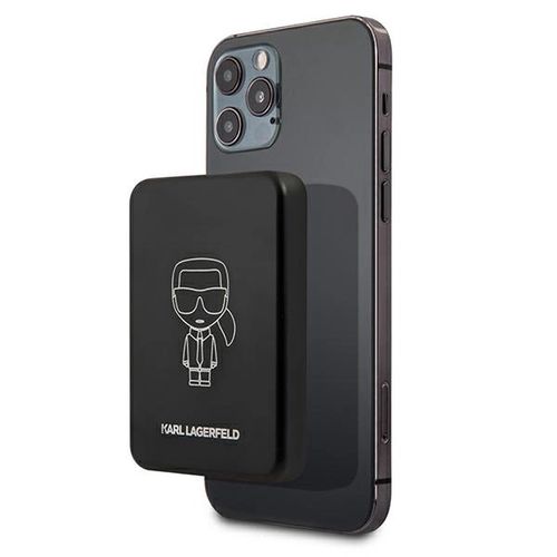 Karl Lagerfeld Powerbank indukcyjny KLPBMSOIBK 3000mAh MagSafe, Karl Lagerfeld 3666339000820