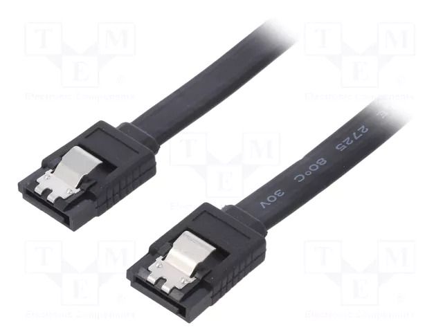 Cable: SATA; SATA plug,both sides; 0.5m; SATA III QOLTEC QOLTEC-50582