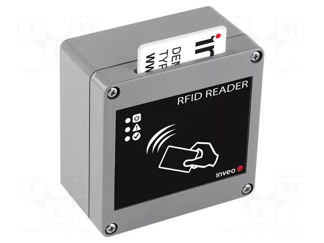 RFID reader; 10÷24V; I-CODE; HTTP,Modbus RTU,Modbus TCP,SNMP INVEO RFID-IND-U2-ICO-PS