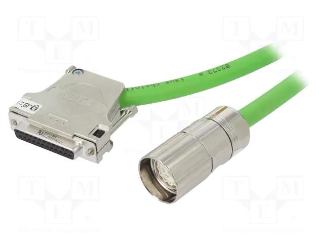Cable: servo drive; Standard: Siemens; chainflex; 5m; harnessed IGUS MAT9841517-5M