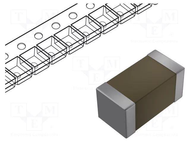 Capacitor: ceramic; MLCC; 10uF; 25V; X5R; ±10%; SMD; 1206; 180mm KYOCERA AVX 12063D106KAT2A