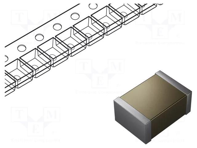 Capacitor: ceramic; MLCC; 330nF; 250V; X7R; ±10%; SMD; 1812 WALSIN 1812B334K251CT