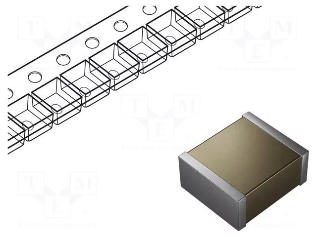 Capacitor: ceramic; X1/Y2; 4.7nF; 250VAC; X7R; ±10%; SMD; 2220 KEMET CAS21C472KARFC