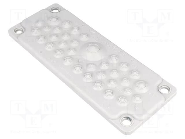 Multigate grommet; light grey; Holes no: 35; -40÷100°C; IP65 TRELLEBORG MC35