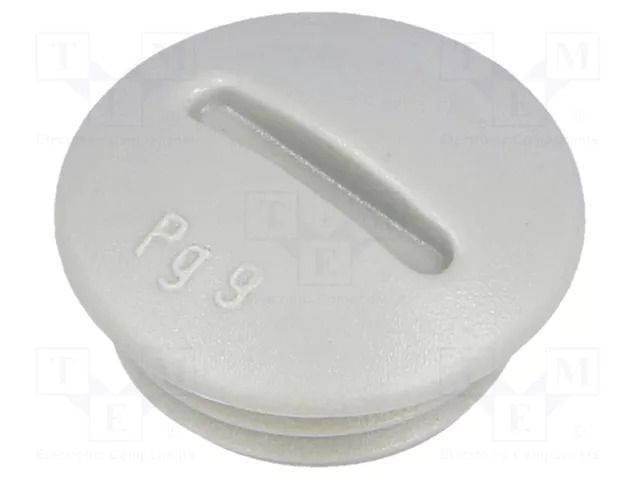 Stopper; PG9; polystyrene; light grey; 6mm OBO BETTERMANN OBO-2033097