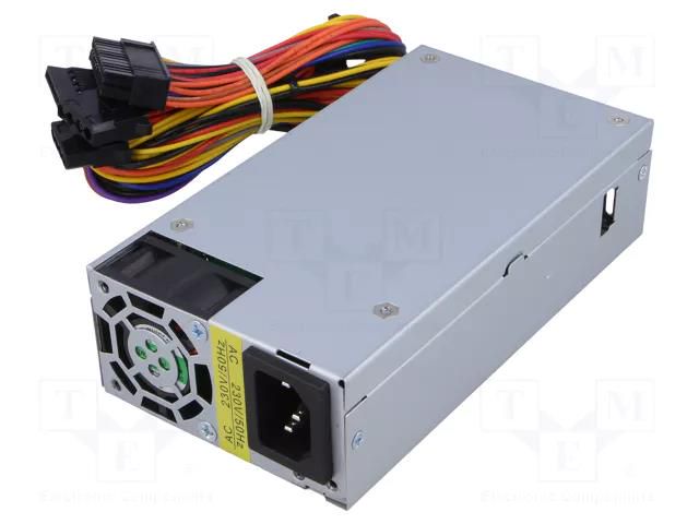 Power supply: computer; ITX; 200W; 3.3/5/12V; Features: fan 4cm AKYGA AK-I1-200