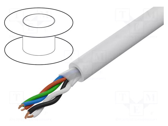 Wire: assembly; 2x0.5mm2,3x0.35mm2; stranded; -20÷70°C; Core: OFC TASKER TAS-TSK1176