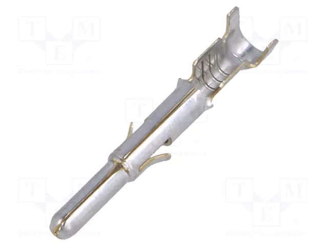 Contact; male; Universal MATE-N-LOK; brass; tinned; 0.5÷2mm2; bulk TE Connectivity 350669-1