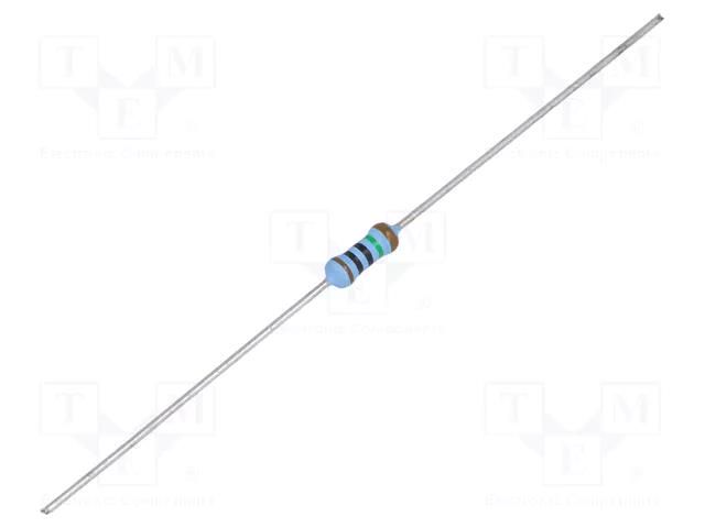 Resistor: thin film; THT; 10MΩ; 600mW; ±1%; Ø0.6x28mm; Ø2.5x6.5mm VISHAY MRS25000C1005FCT00