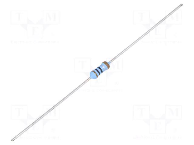 Resistor: thin film; THT; 1Ω; 600mW; ±1%; Ø0.6x28mm; Ø2.5x6.5mm VISHAY MRS25000C1008FCT00