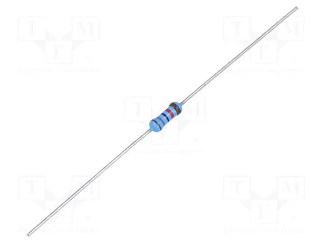 Resistor: thin film; THT; 18kΩ; 600mW; ±1%; Ø0.6x28mm; Ø2.5x6.5mm VISHAY MRS25000C1802FCT00