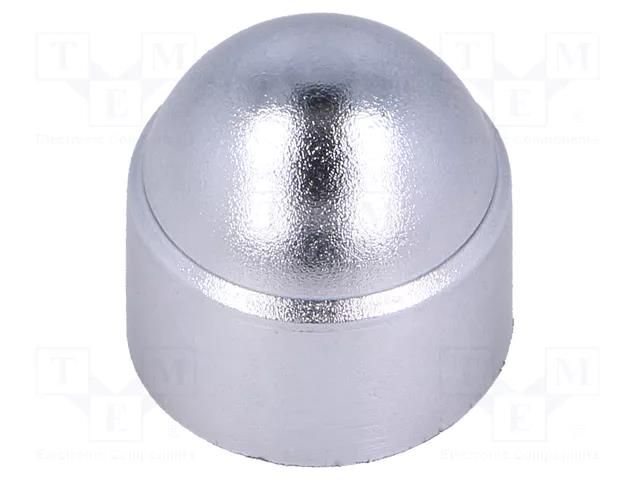 Protection cover; M10; polyetylene; Plating: chromium ELESA+GANTER NCD.10-CR