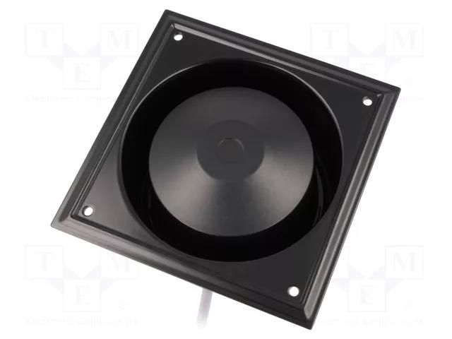 Loudspeaker; 10W; 8Ω; 121x121x70mm; 620÷5000Hz; Sound level: 100dB VISATON VS-DK121-FEEB-8