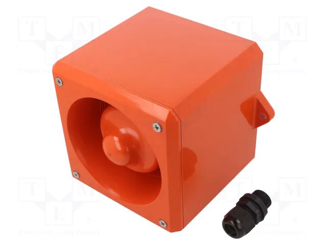 Signaller: sound; siren; 230VAC; 110dB(d=1m); YA50; IP65; red; ABS CLIFFORD & SNELL YA50/N/RF/WR