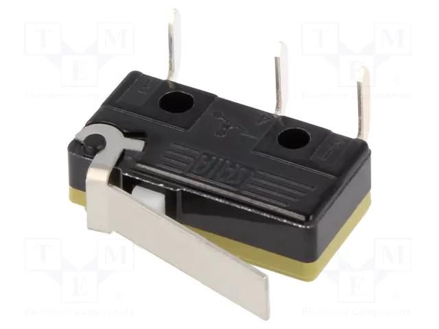 Microswitch SNAP ACTION; 5A/250VAC; with lever; SPDT; ON-(ON) SAIA-BURGESS XCG10-J1Z1