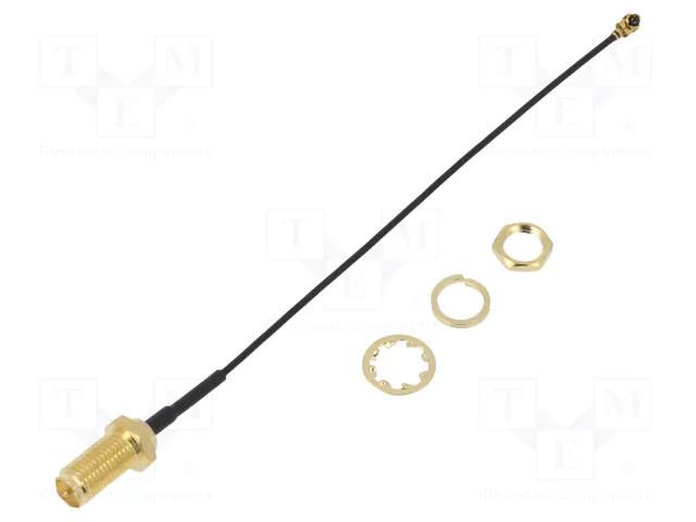 Cable; 100mm; IPEX female angled,RP-SMA female; angled,straight JC Antenna AD.ANT.026