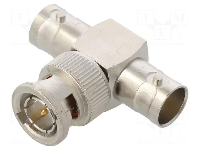 T adapter; BNC socket x2,BNC plug; Insulation: PTFE; 75Ω; 4GHz TELEGÄRTNER J01005A1238