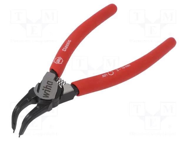 Pliers; for circlip; external; 3÷10mm; Pliers len: 139mm; angular WIHA WIHA.26794