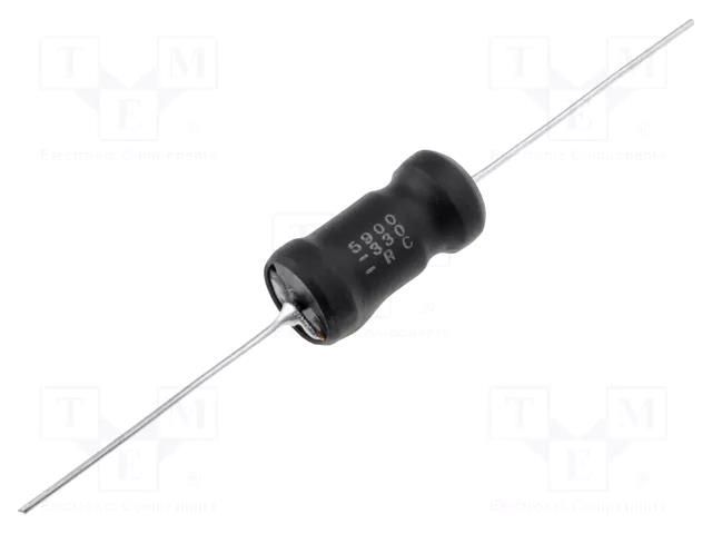 Inductor: axial; THT; 220uH; 1.6A; 162mΩ; ±10%; Ø11.5x22.86mm BOURNS 5900-221-RC