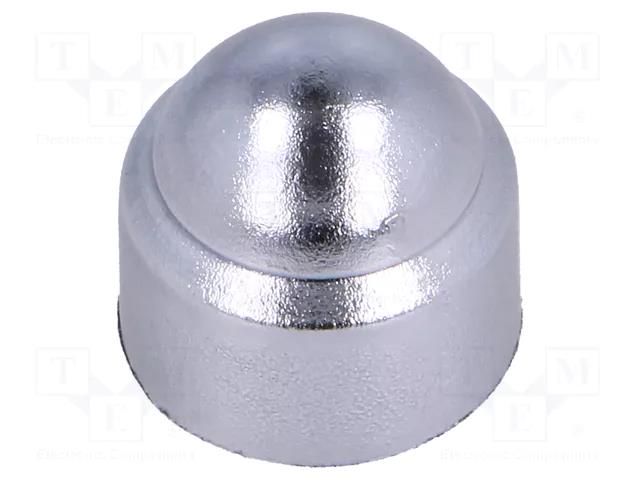 Protection cover; M8; polyetylene; Plating: chromium ELESA+GANTER NCD.8-CR