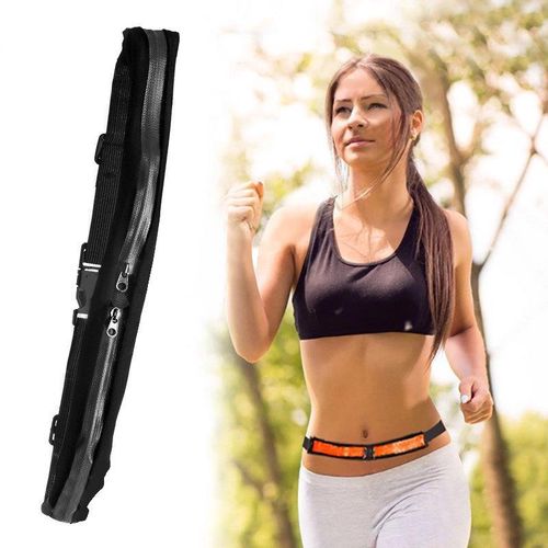 Running belt double waist bag for the phone black, Hurtel 758399854819 758399854819