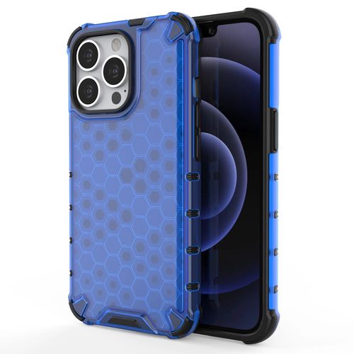 Honeycomb Case armor cover with TPU Bumper for iPhone 13 Pro blue, Hurtel 5907769326783 5907769326783