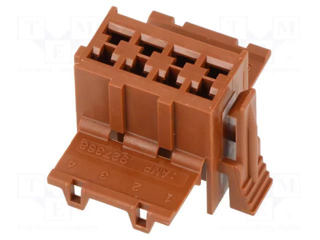 Connector: wire-wire/PCB; tachograph; plug; female; Junior Timer TE Connectivity 927368-1