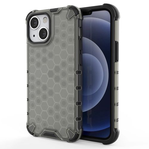 Honeycomb Case armor cover with TPU Bumper for iPhone 13 mini black, Hurtel 5907769326844 5907769326844