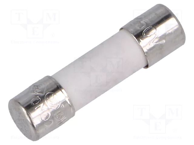 Fuse: fuse; 5A; 250VAC; quick blow; ceramic,cylindrical; 5x20mm CONQUER ELECTRONIC UBM5A250V
